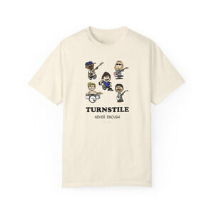 Turnstile Never Enough Cartoon Style Cool Band Graphic Tee